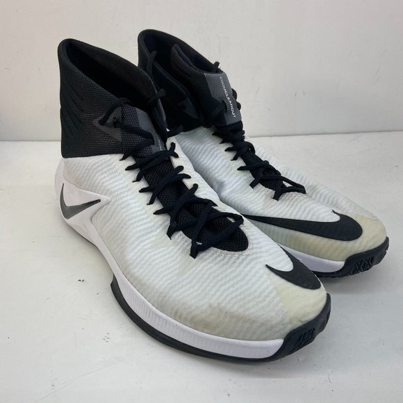 Nike Other - Nike 856486-100 Zoom Clear Out White Black Lace Up Athletic Basketball Sneakers